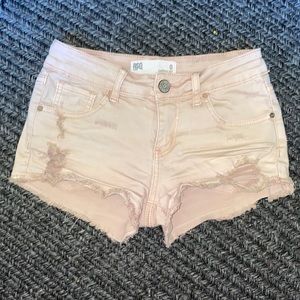 RSQ light pink jean shorts